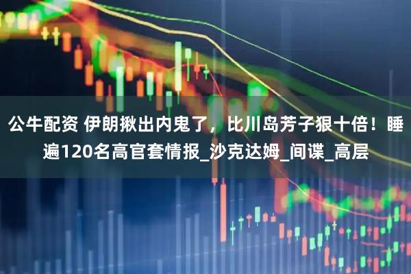 公牛配资 伊朗揪出内鬼了，比川岛芳子狠十倍！睡遍120名高官套情报_沙克达姆_间谍_高层